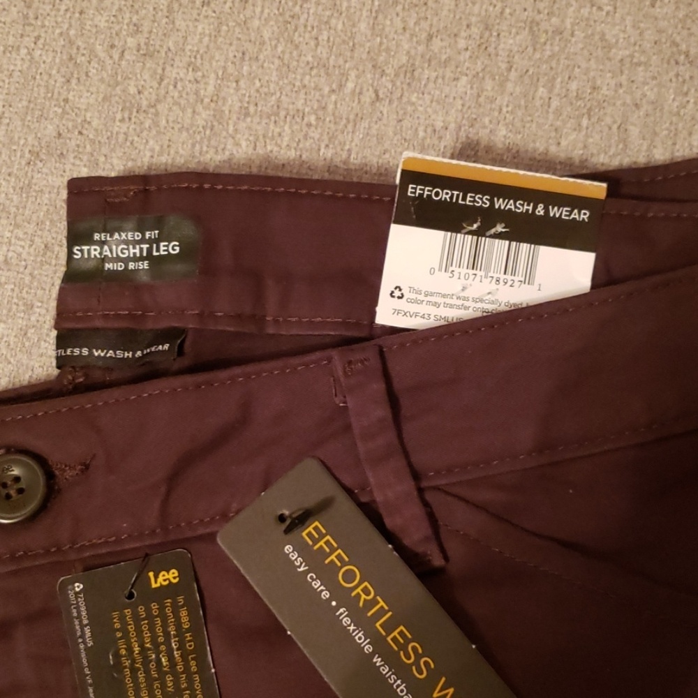 Women's Brown Lee Straight Leg Pants - Picture 2 of 5